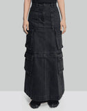 Multi Cargo Maxi Skirt