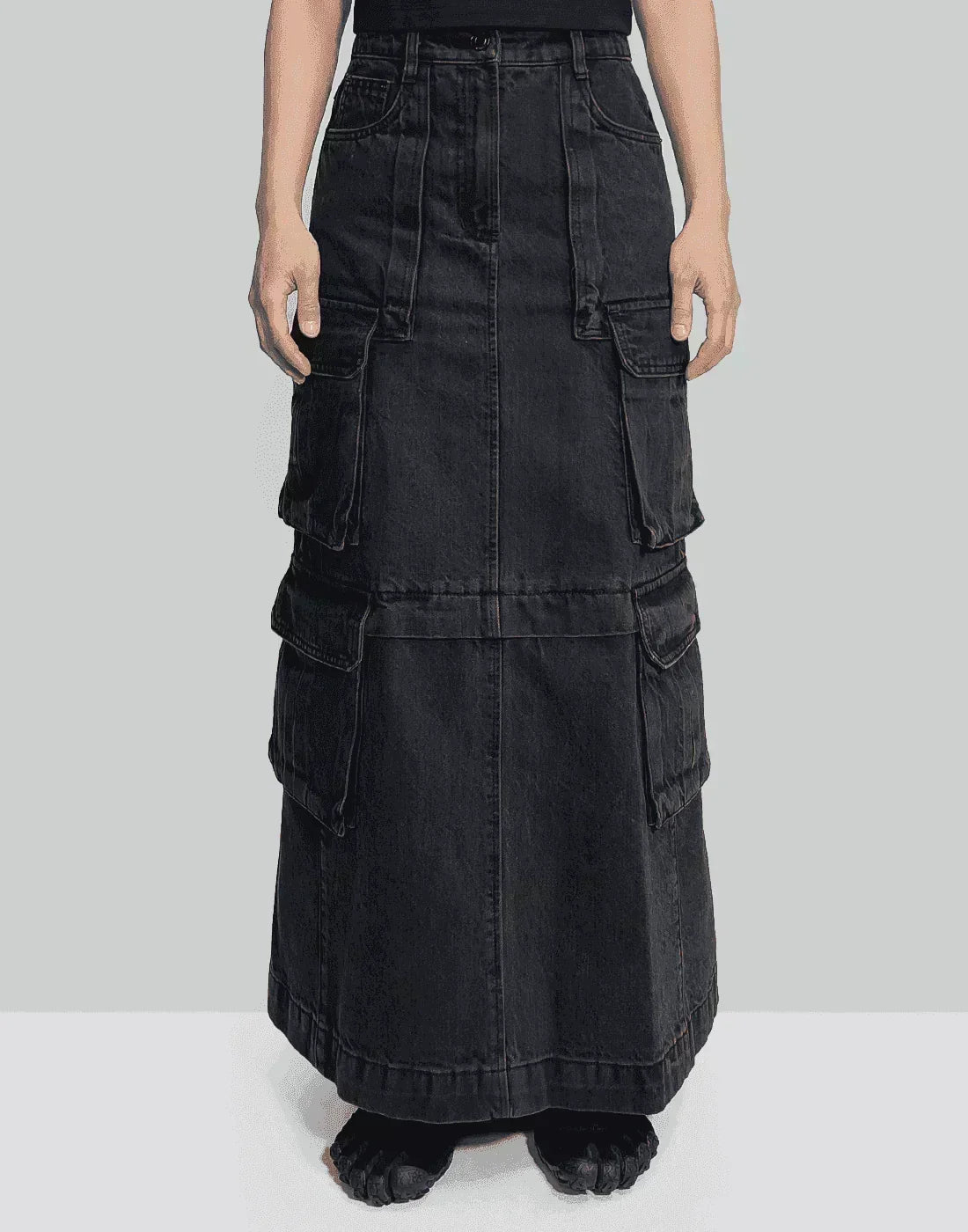 Juun.J - Multi Cargo Maxi Skirt - 082plus