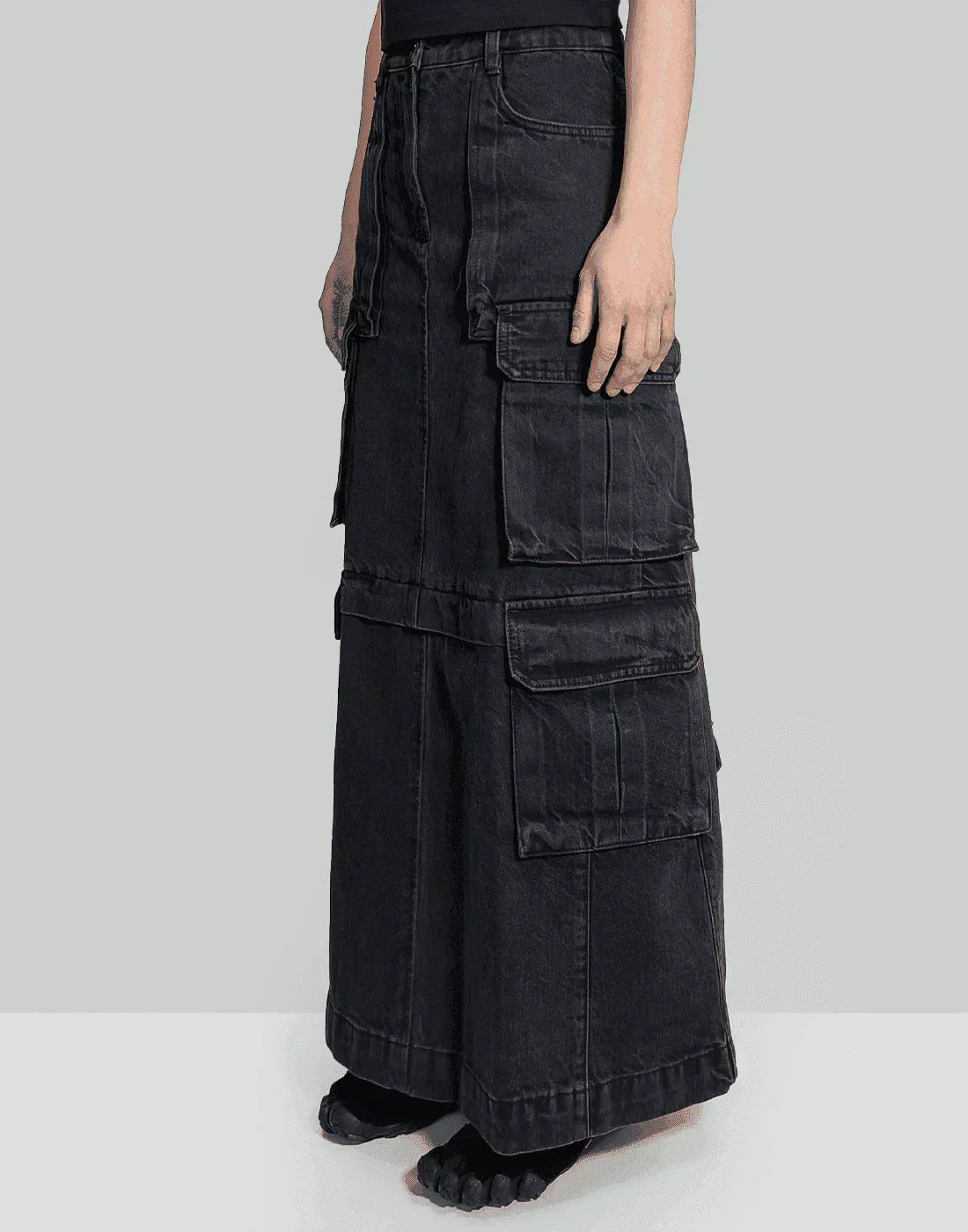 Juun.J - Multi Cargo Maxi Skirt - 082plus