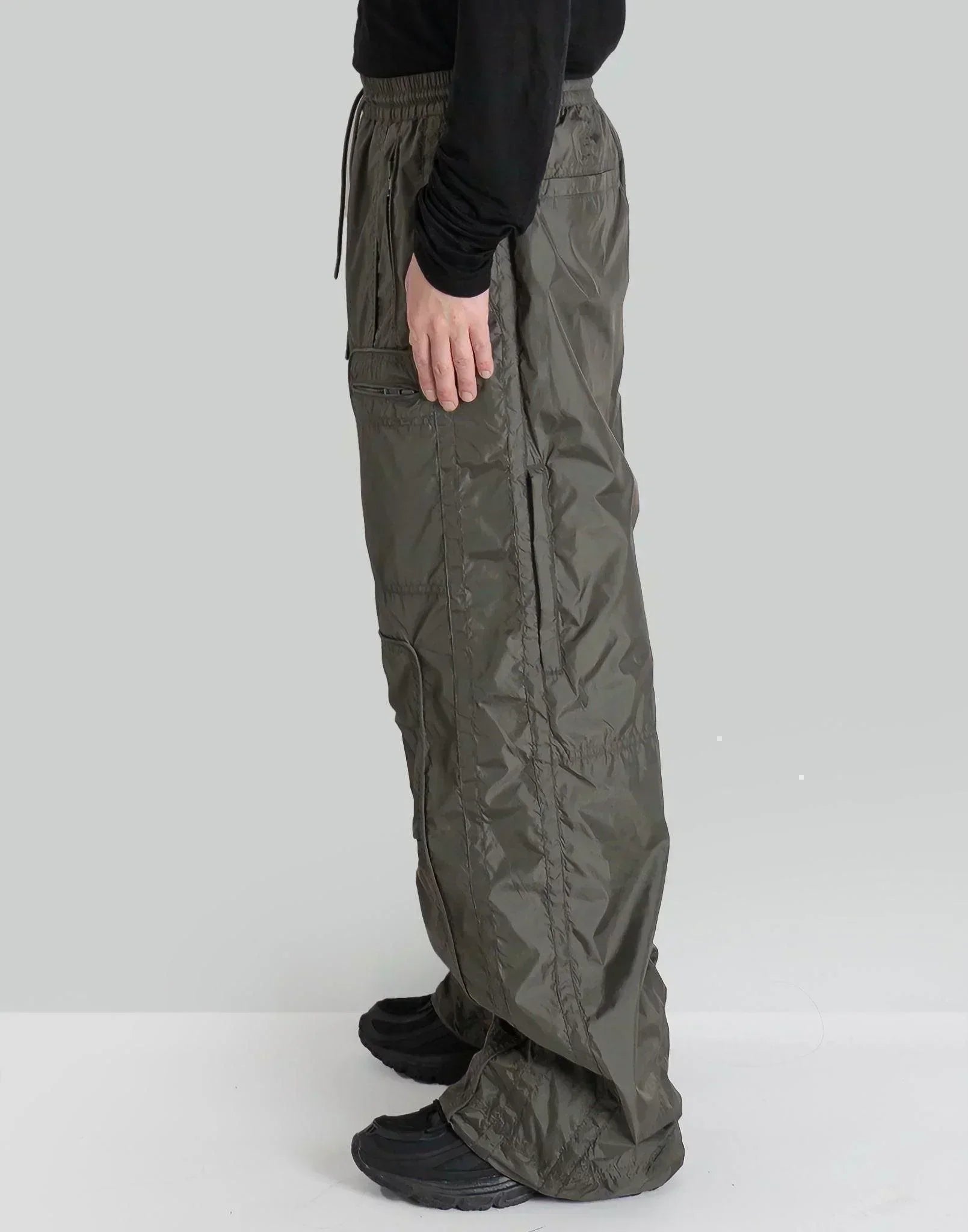 Juun.J - Nylon Hellicopter Pants With Piping - 082plus