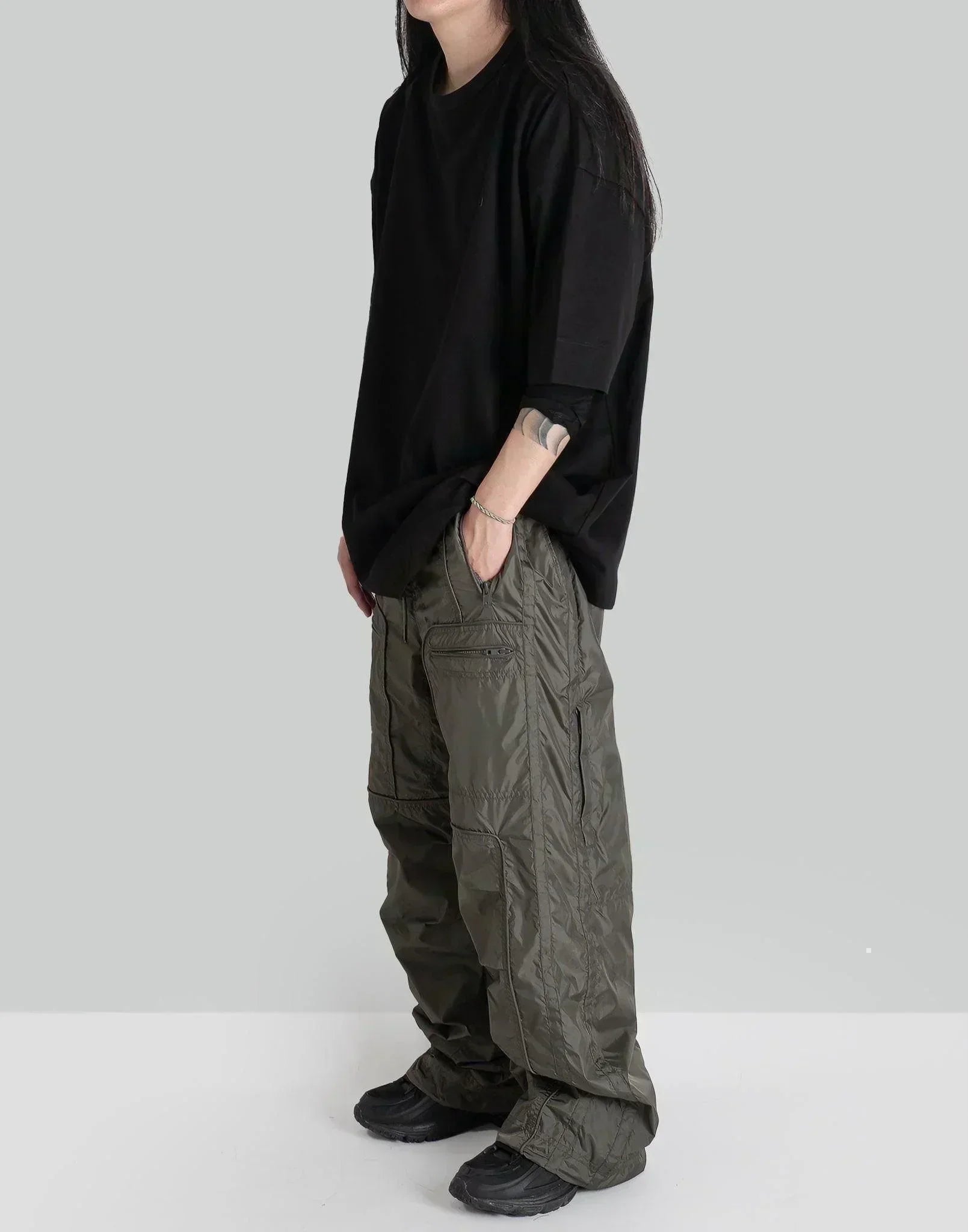 Juun.J - Nylon Hellicopter Pants With Piping - 082plus