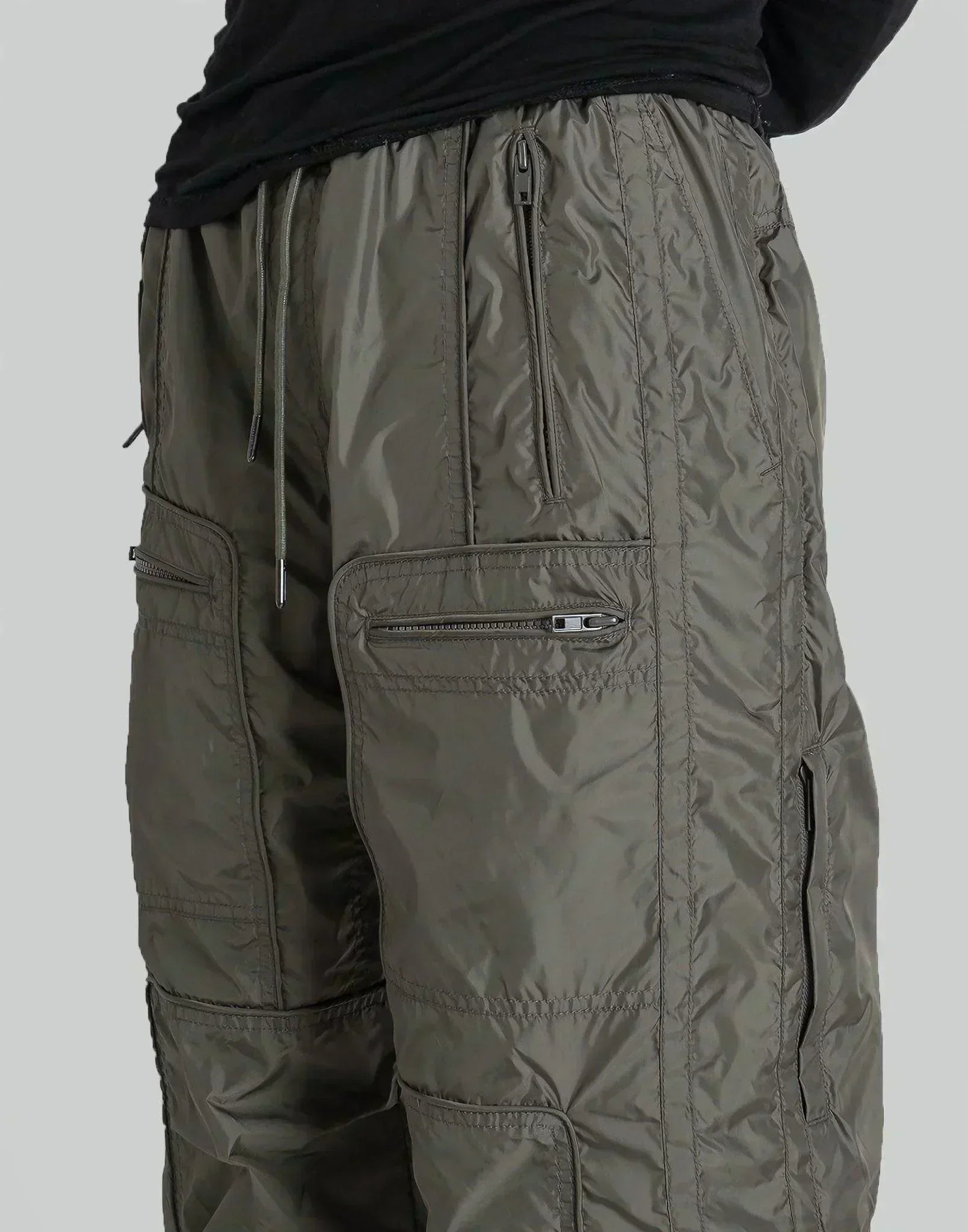 Juun.J - Nylon Hellicopter Pants With Piping - 082plus