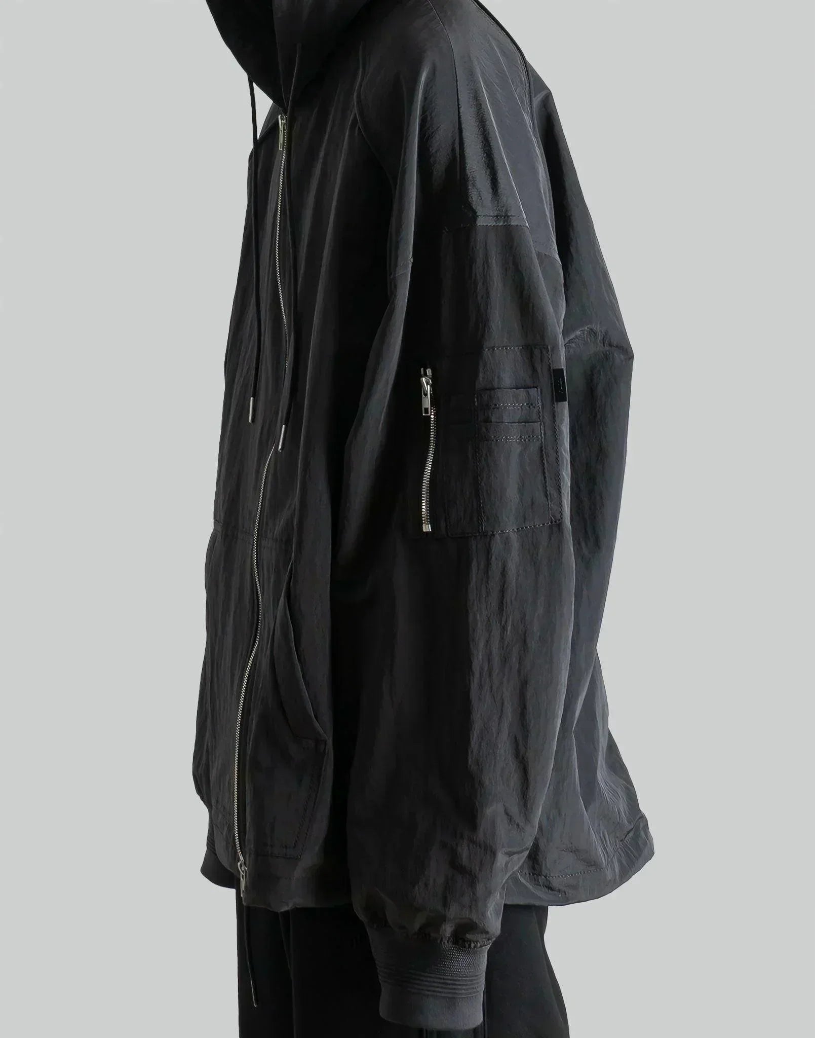 Juun.J - Nylon Ma-1 Hoody Zip-Up - 082plus