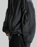 Juun.J - Nylon Ma-1 Hoody Zip-Up - 082plus