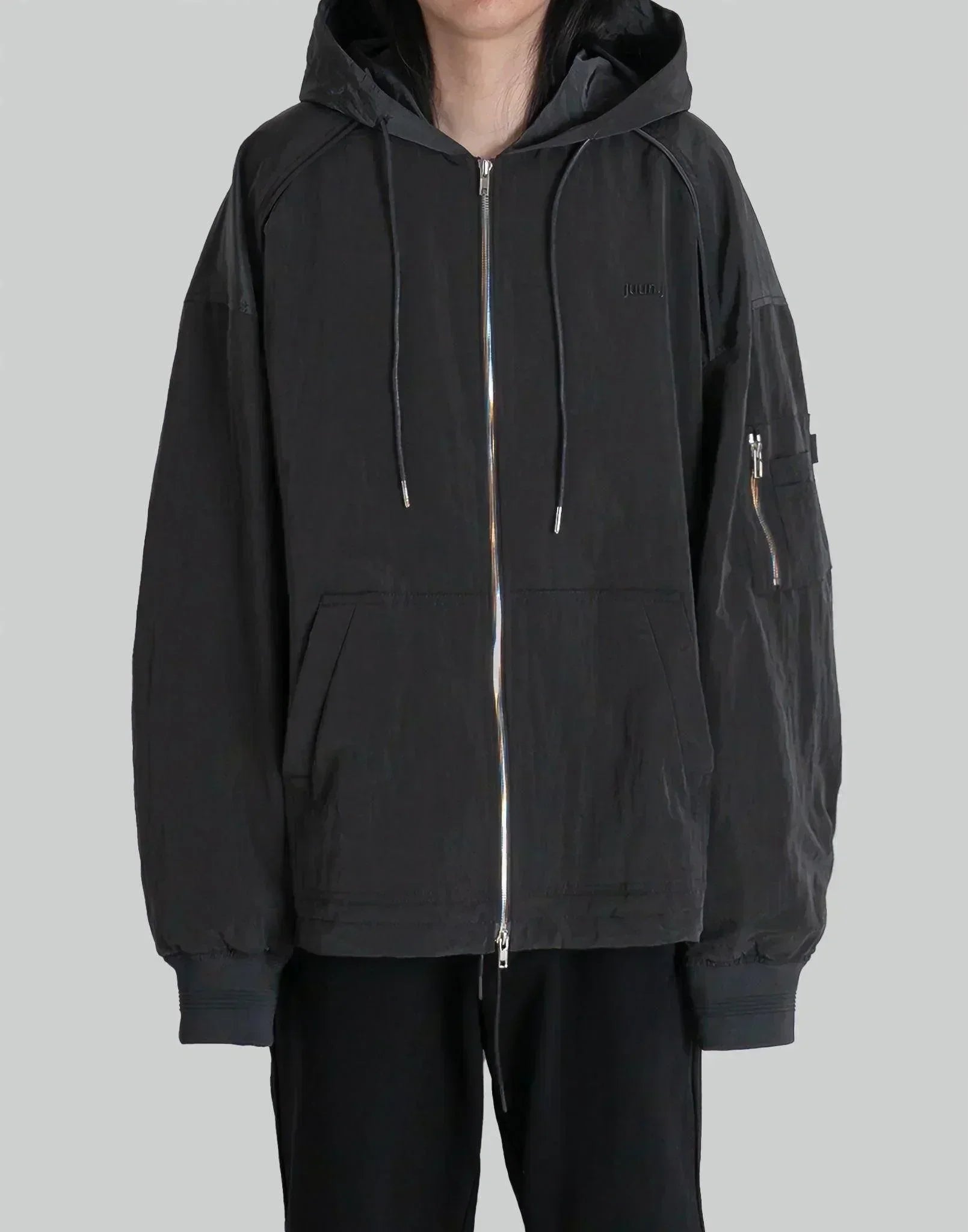 Juun.J - Nylon Ma-1 Hoody Zip-Up - 082plus