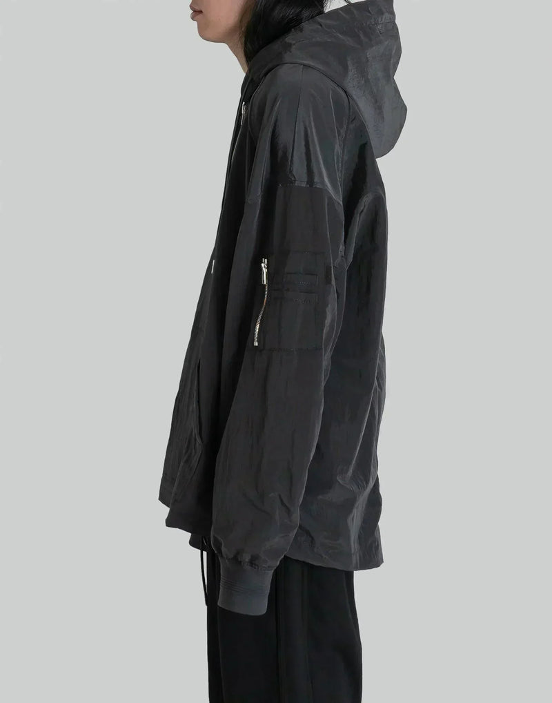 Juun.J - Nylon Ma-1 Hoody Zip-Up - 082plus