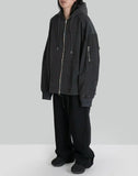 Juun.J - Nylon Ma-1 Hoody Zip-Up - 082plus