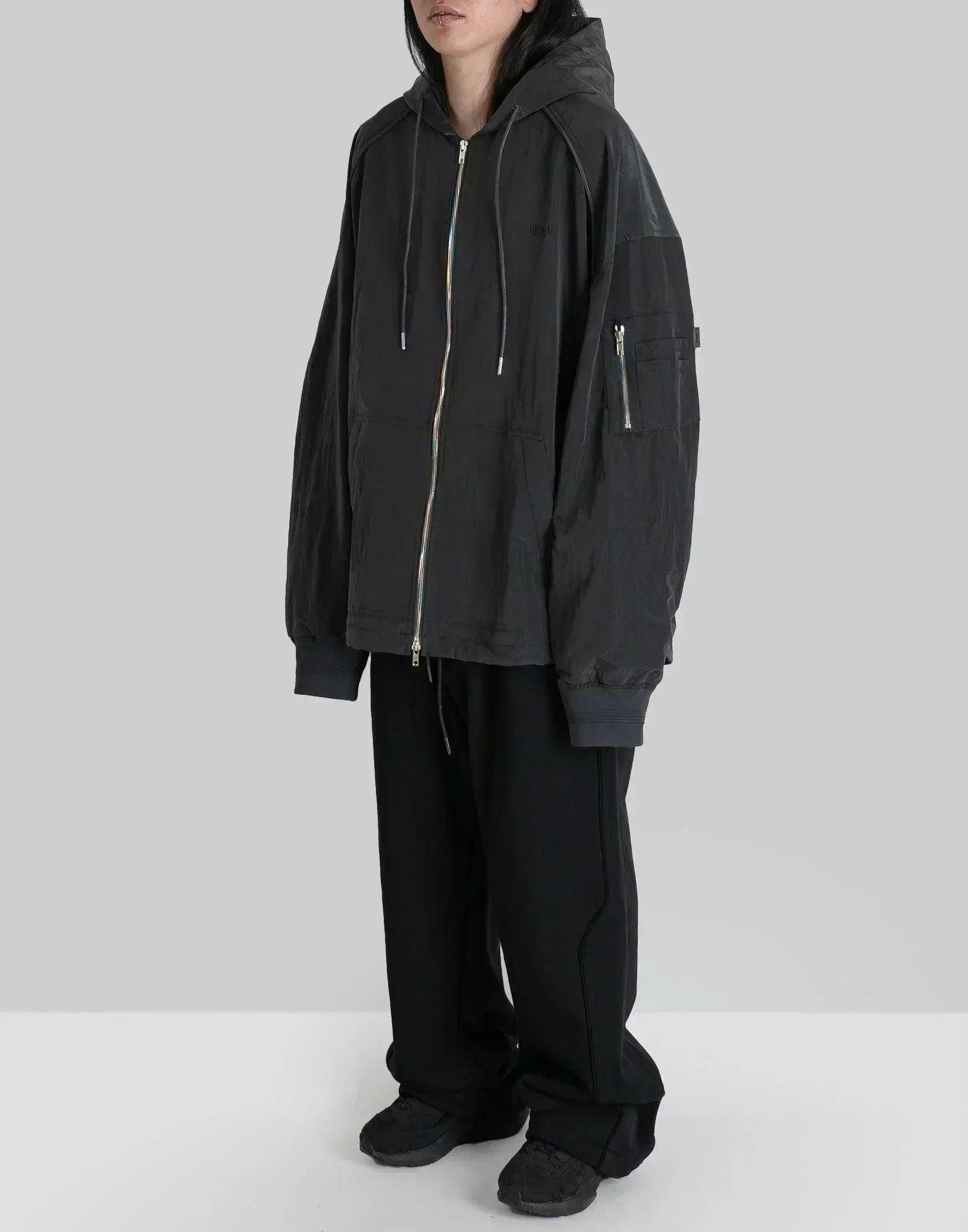 Juun.J - Nylon Ma-1 Hoody Zip-Up - 082plus