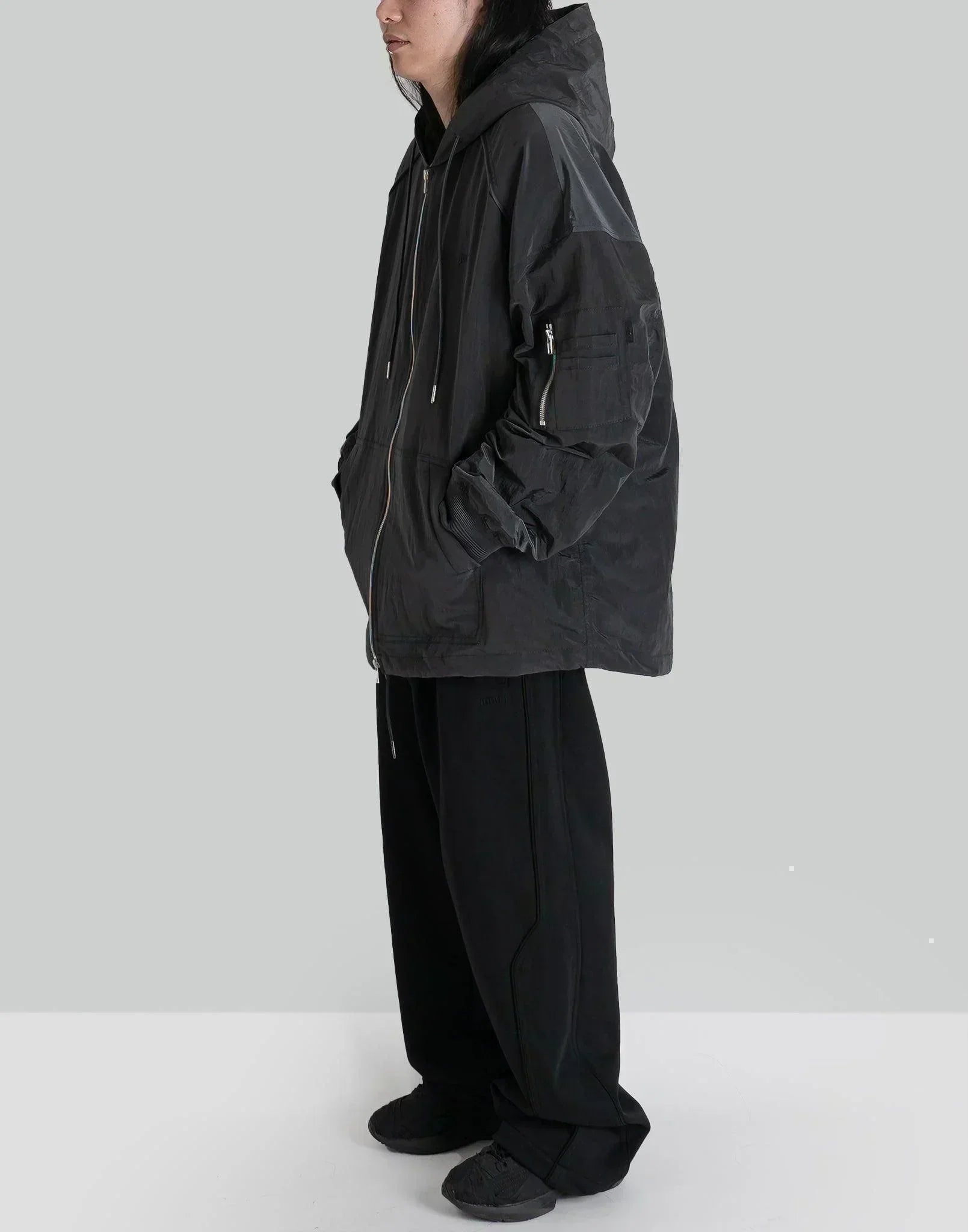 Juun.J - Nylon Ma-1 Hoody Zip-Up - 082plus