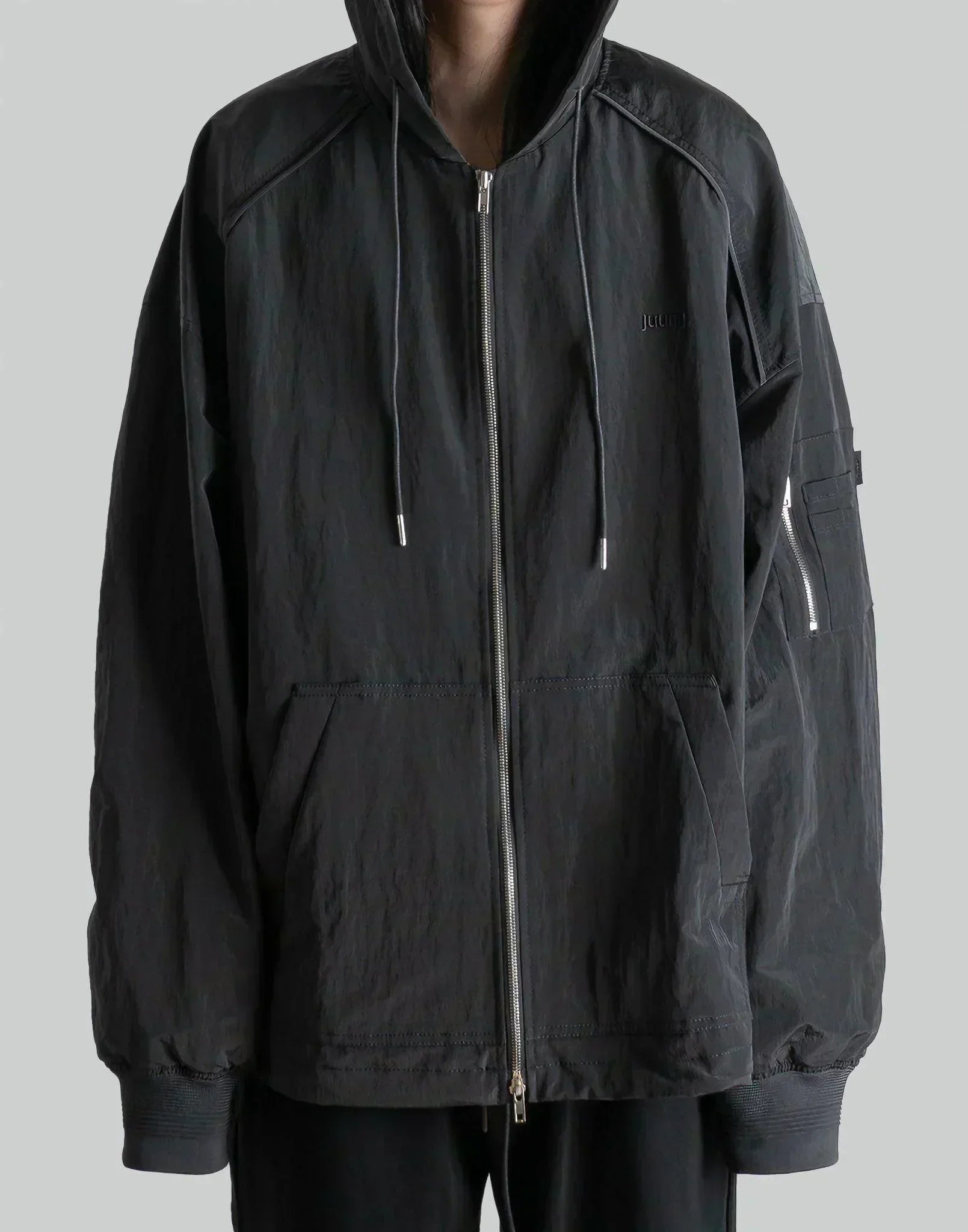 Juun.J - Nylon Ma-1 Hoody Zip-Up - 082plus