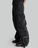 Pocket Detailed Denim Pants