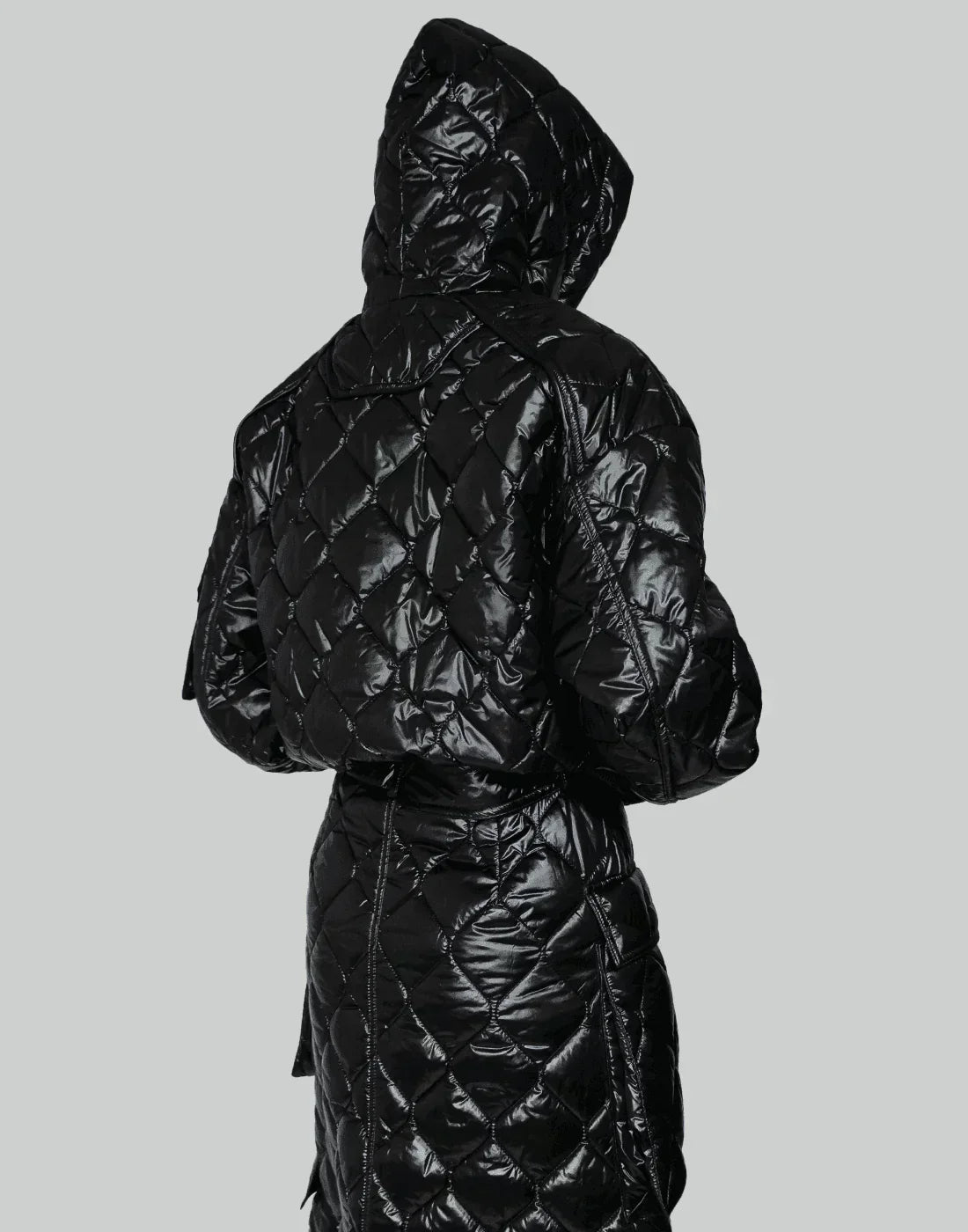 Juun.J - Quilted Hood Top - 082plus
