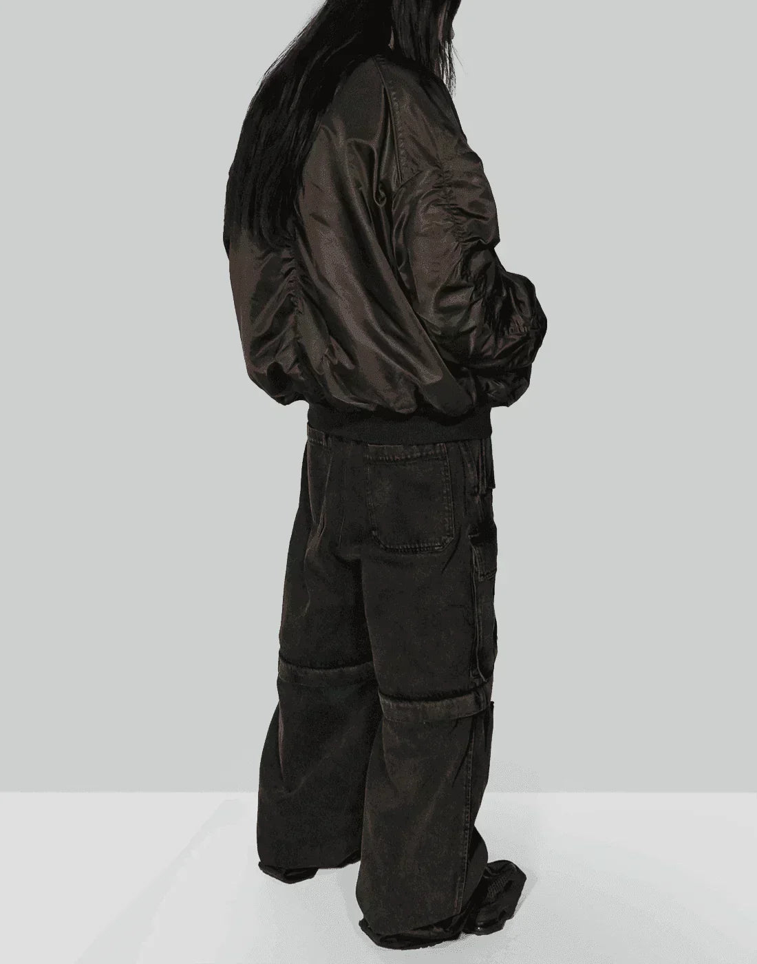 Juun.J - Shearing Lamb Collar Ma-1 Jumper - 082plus