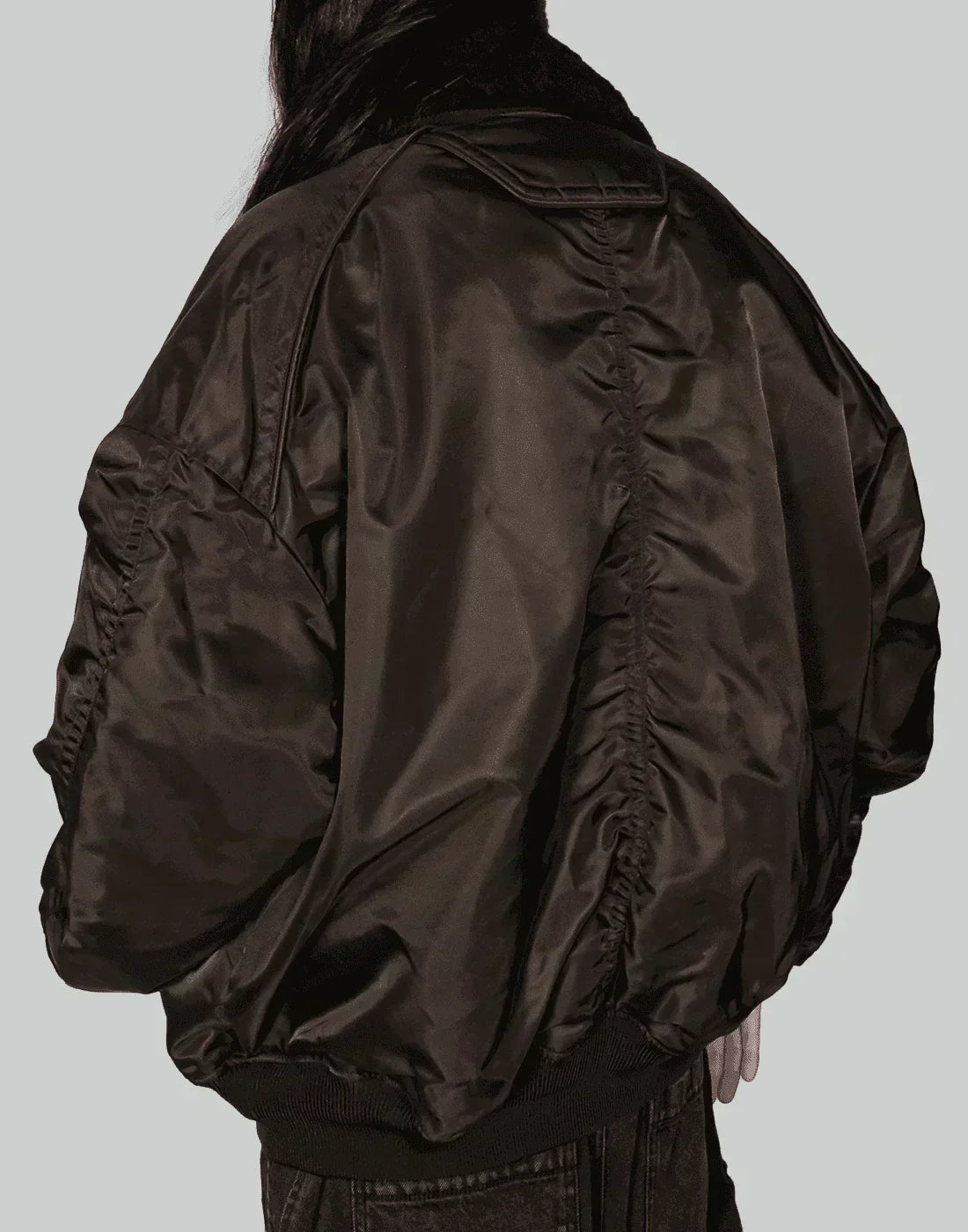 Juun.J - Shearing Lamb Collar Ma-1 Jumper - 082plus