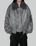Shearing Lamb Collar Ma-1 Jumper