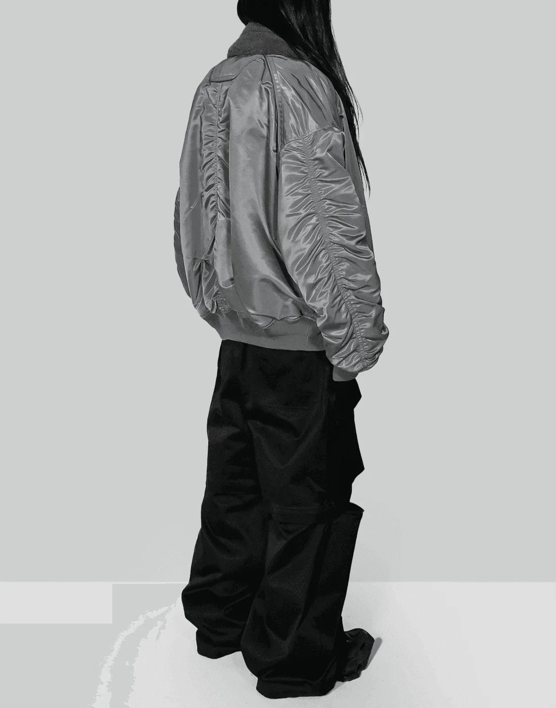 Juun.J - Shearing Lamb Collar Ma-1 Jumper - 082plus