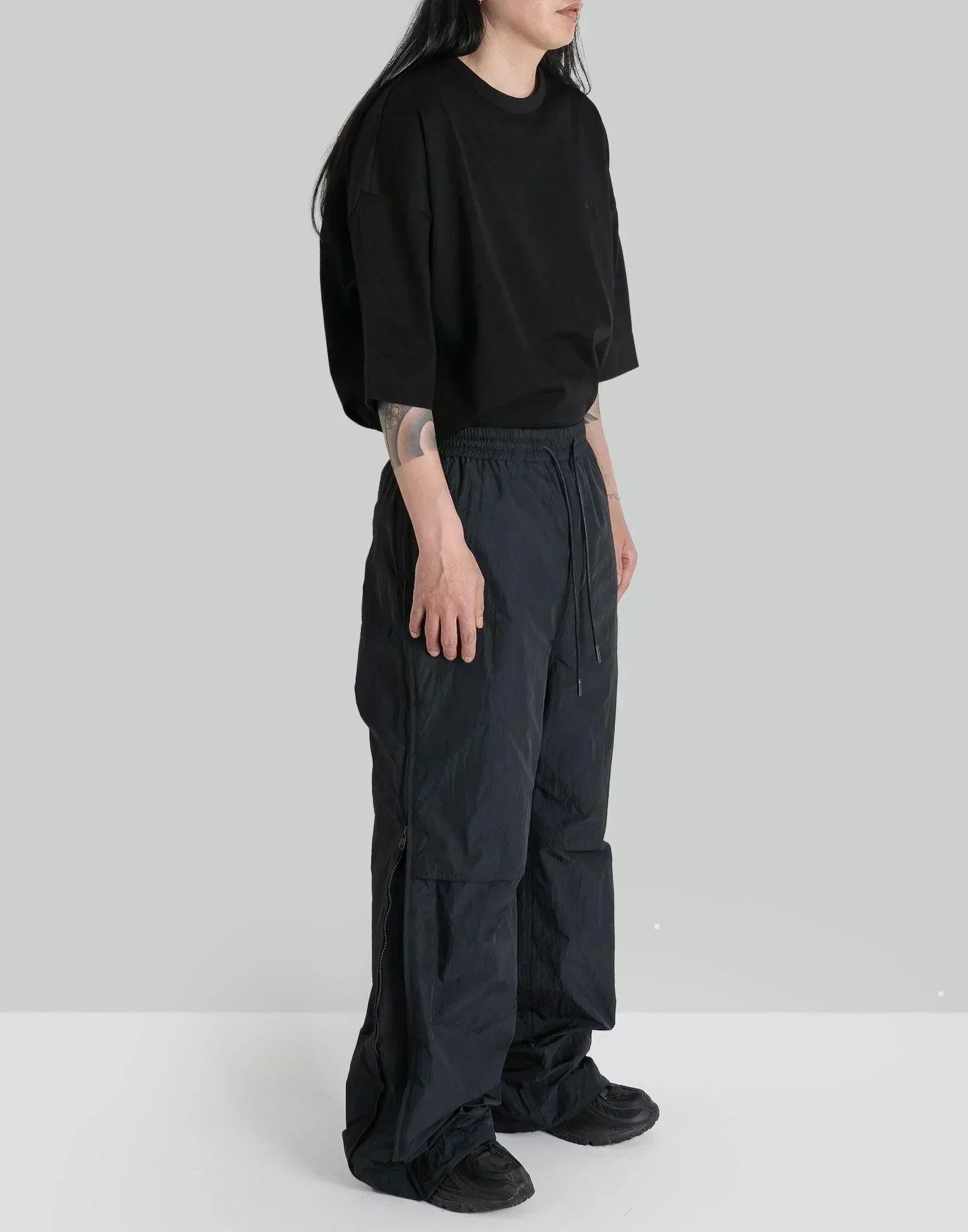 Juun.J - Side Zipper Open Nylon Trainer Pants - 082plus