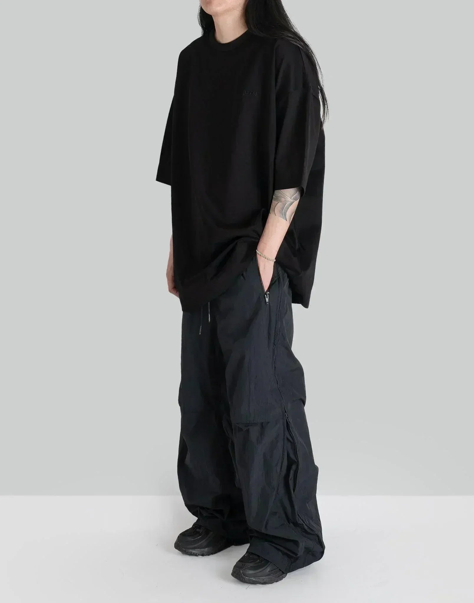 Juun.J - Side Zipper Open Nylon Trainer Pants - 082plus