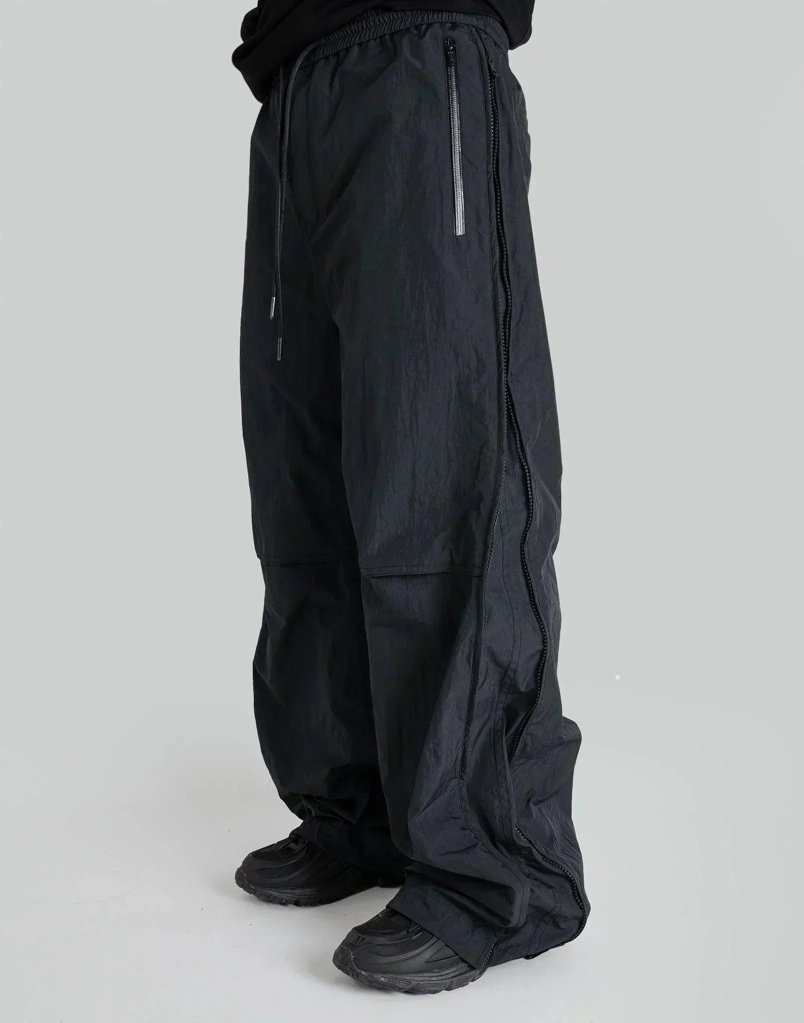 Juun.J - Side Zipper Open Nylon Trainer Pants - 082plus
