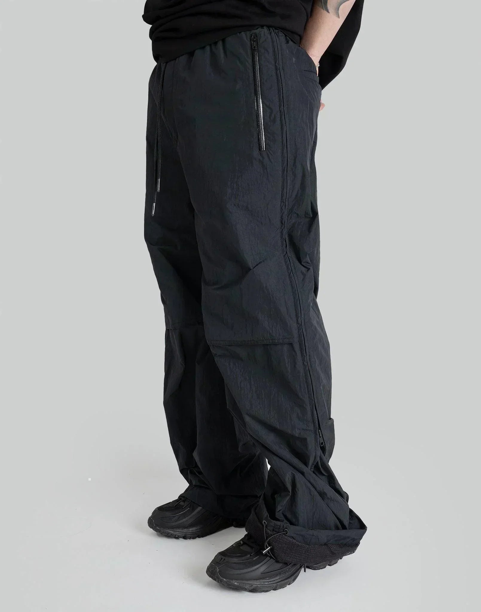 Juun.J - Side Zipper Open Nylon Trainer Pants - 082plus