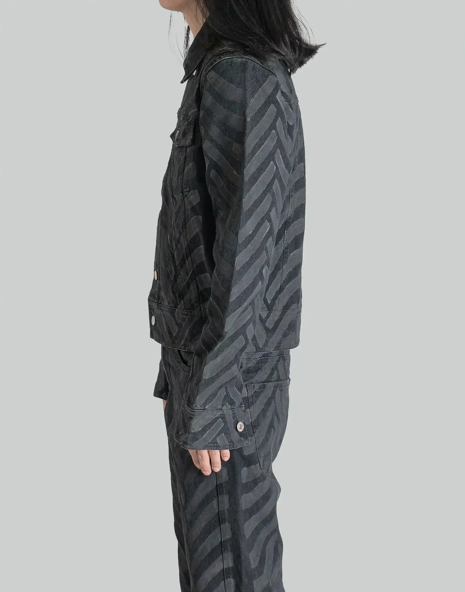 KANGHYUK - DENIM TIRE WAXED TRUCKERS JACKET - 082plus