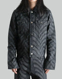 KANGHYUK - DENIM TIRE WAXED TRUCKERS JACKET - 082plus