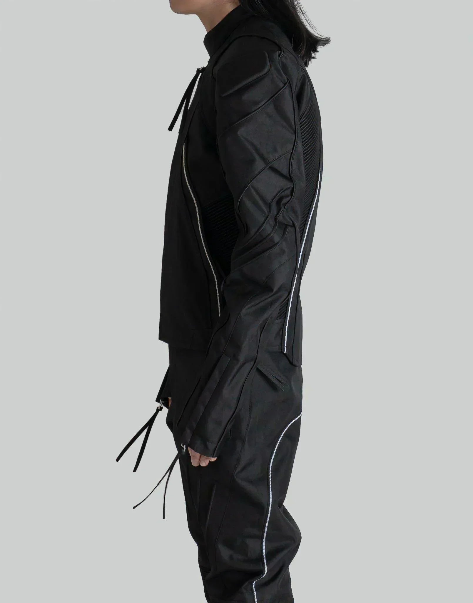 KANGHYUK - LOCK STITCHED BIKER JACKET - 082plus