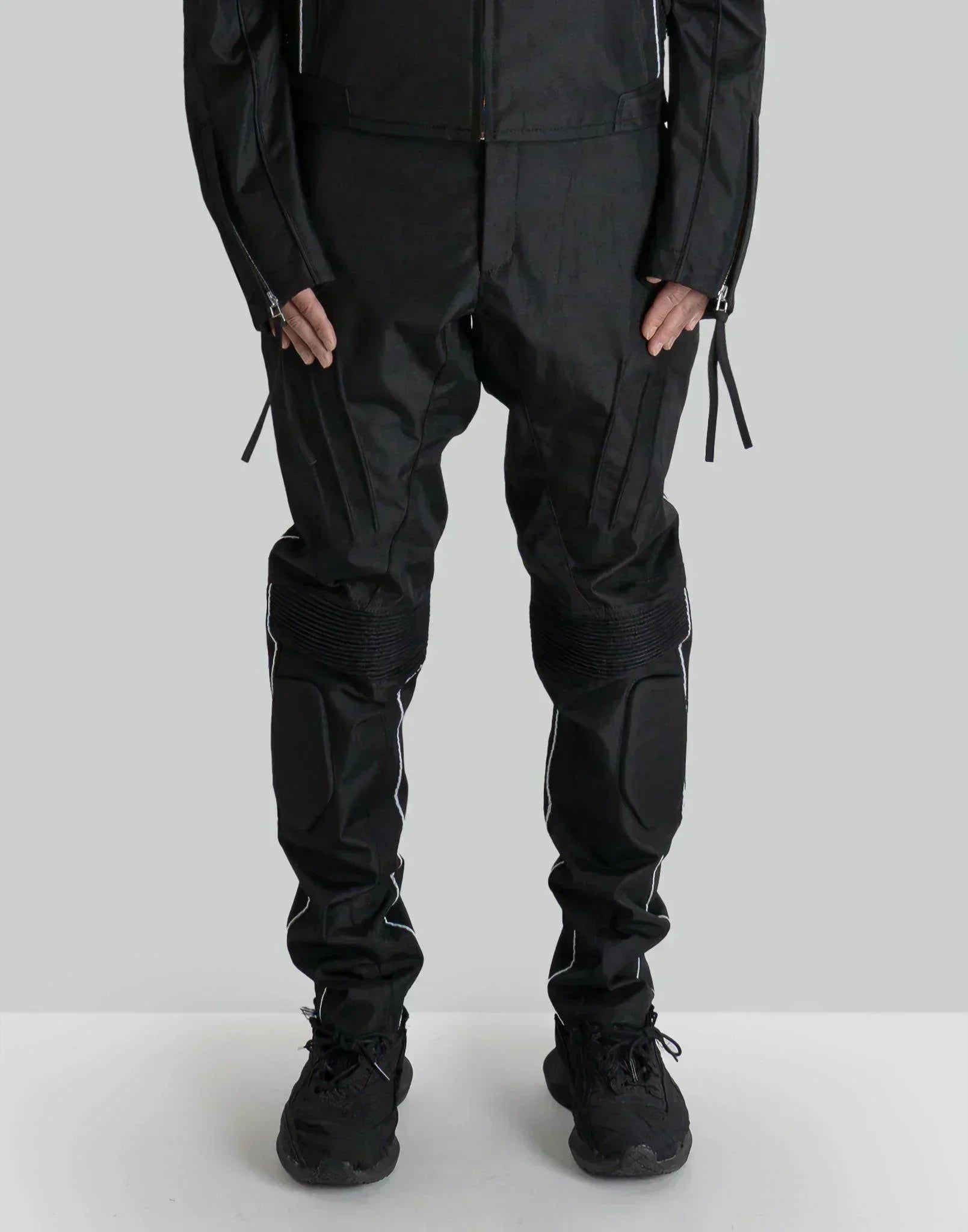 KANGHYUK - LOCK STITCHED BIKER PANTS - 082plus