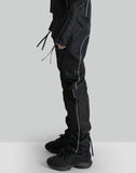 KANGHYUK - LOCK STITCHED BIKER PANTS - 082plus