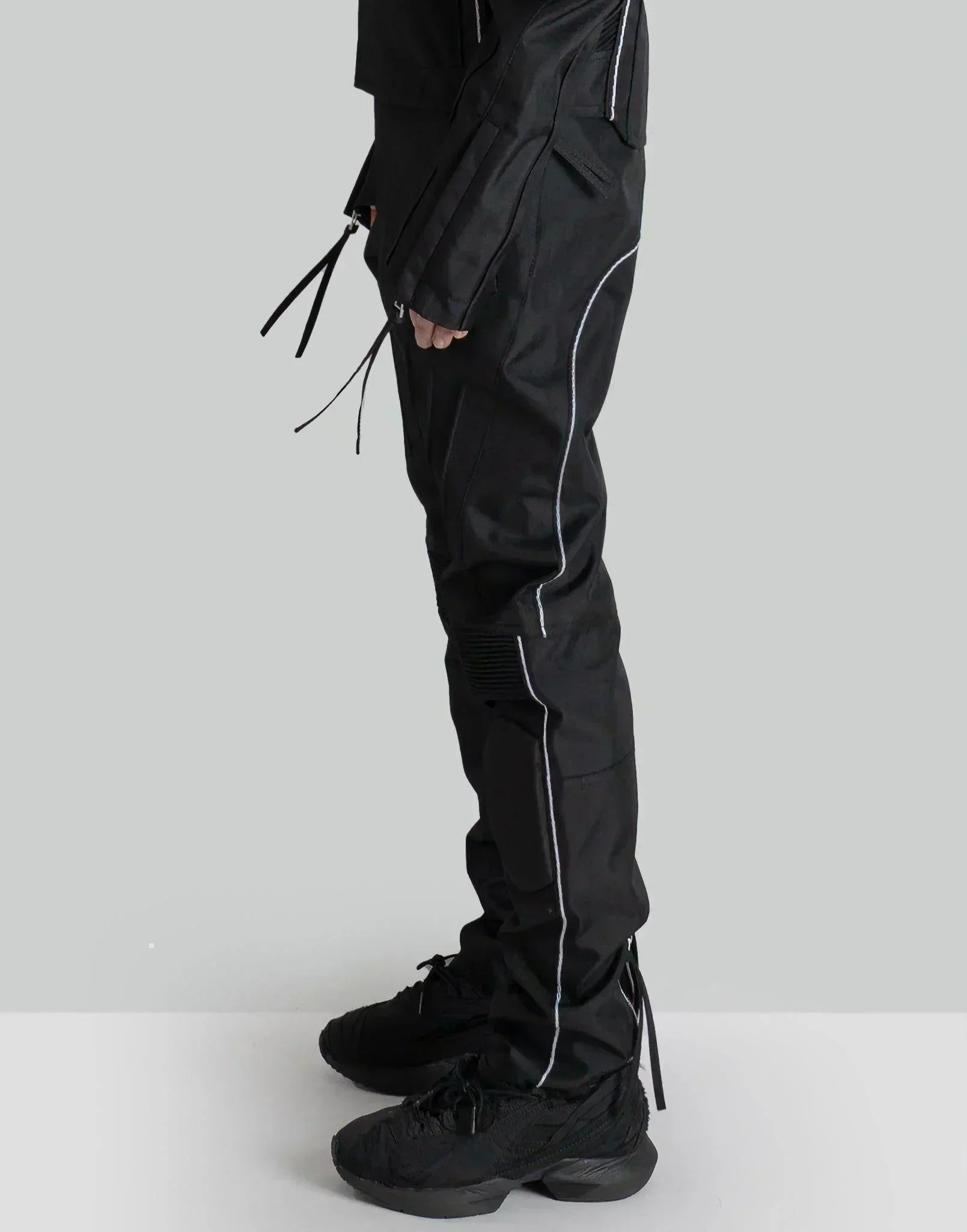 KANGHYUK - LOCK STITCHED BIKER PANTS - 082plus