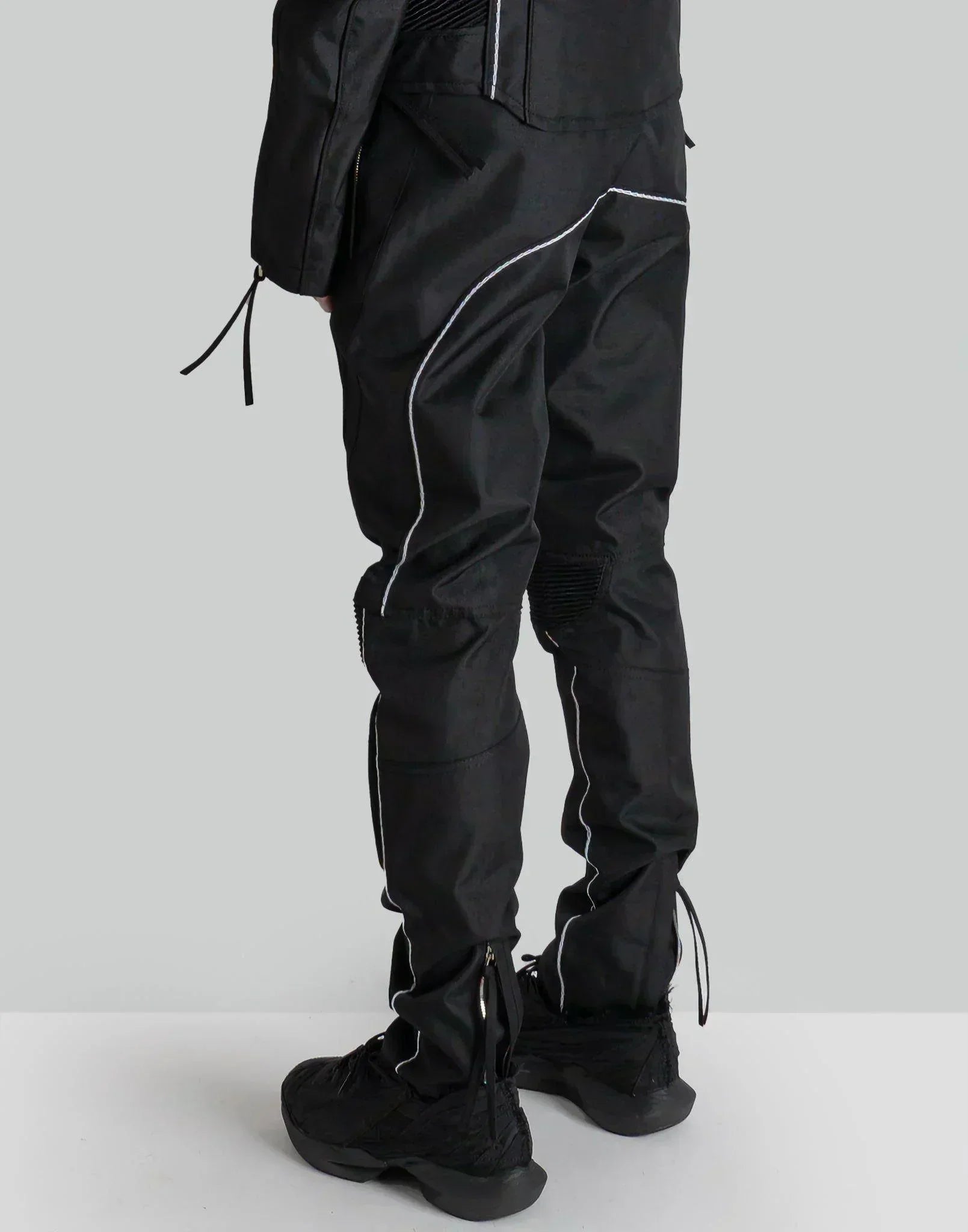 KANGHYUK - LOCK STITCHED BIKER PANTS - 082plus