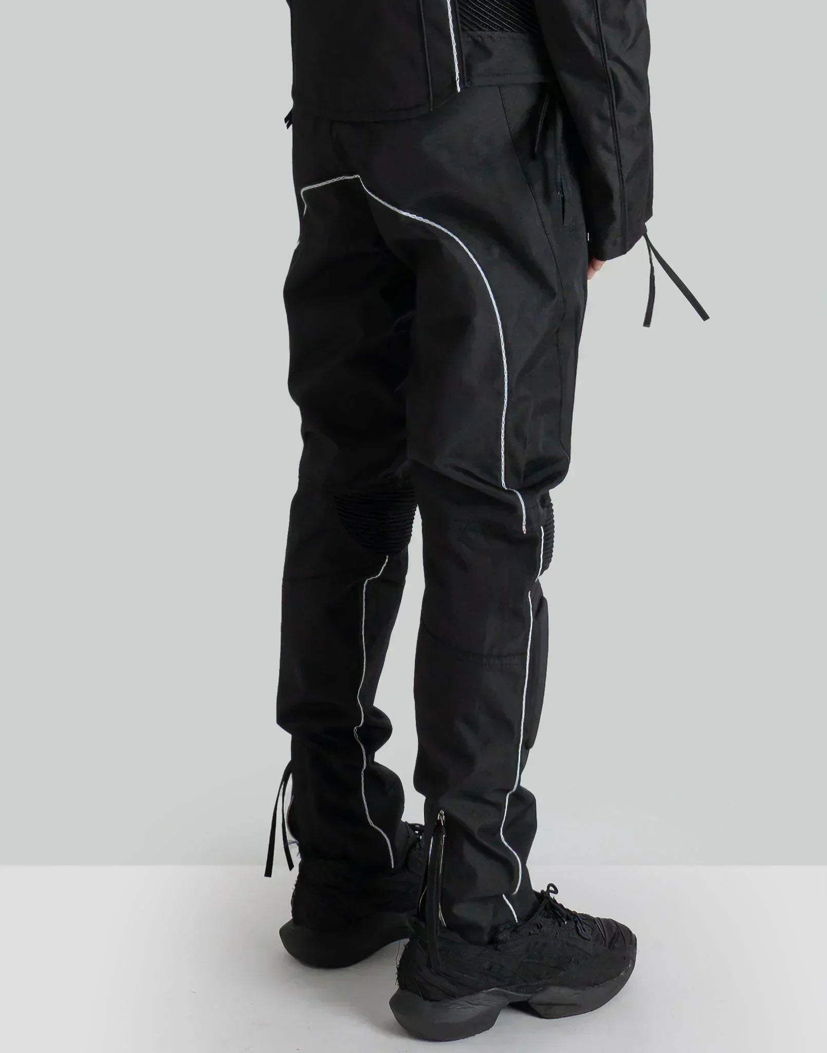 KANGHYUK - LOCK STITCHED BIKER PANTS - 082plus