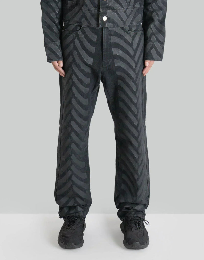 KANGHYUK - TIRE WAXED 5 POCKET TROUSERS - 082plus