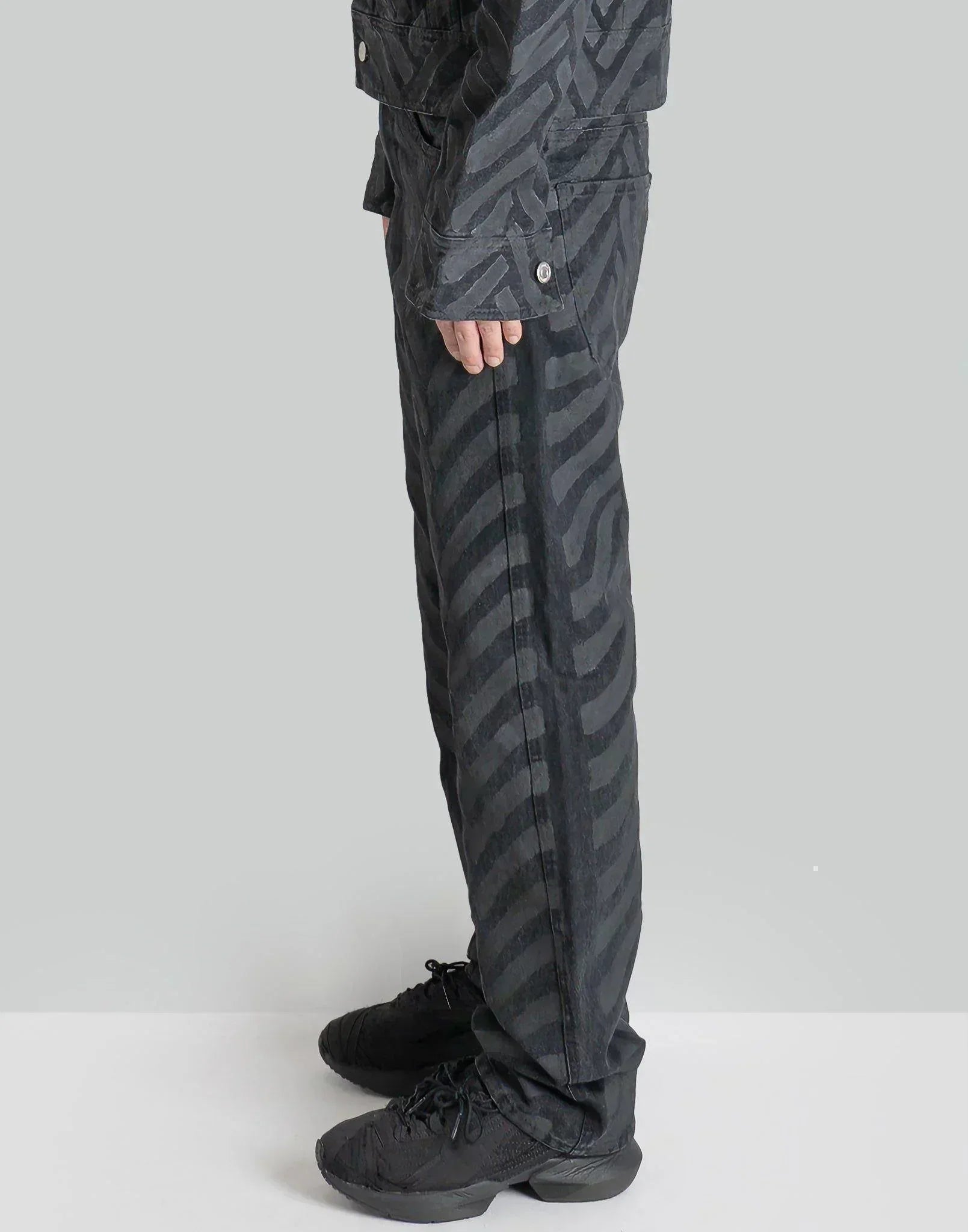 KANGHYUK - TIRE WAXED 5 POCKET TROUSERS - 082plus