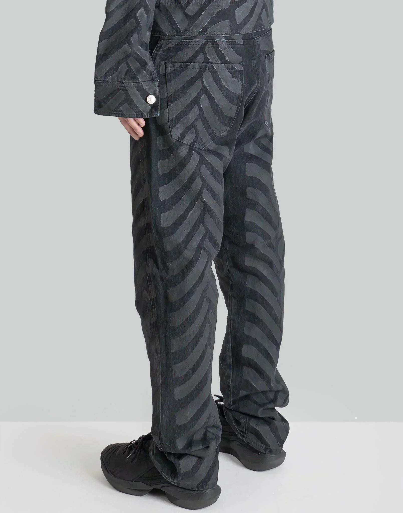 KANGHYUK - TIRE WAXED 5 POCKET TROUSERS - 082plus