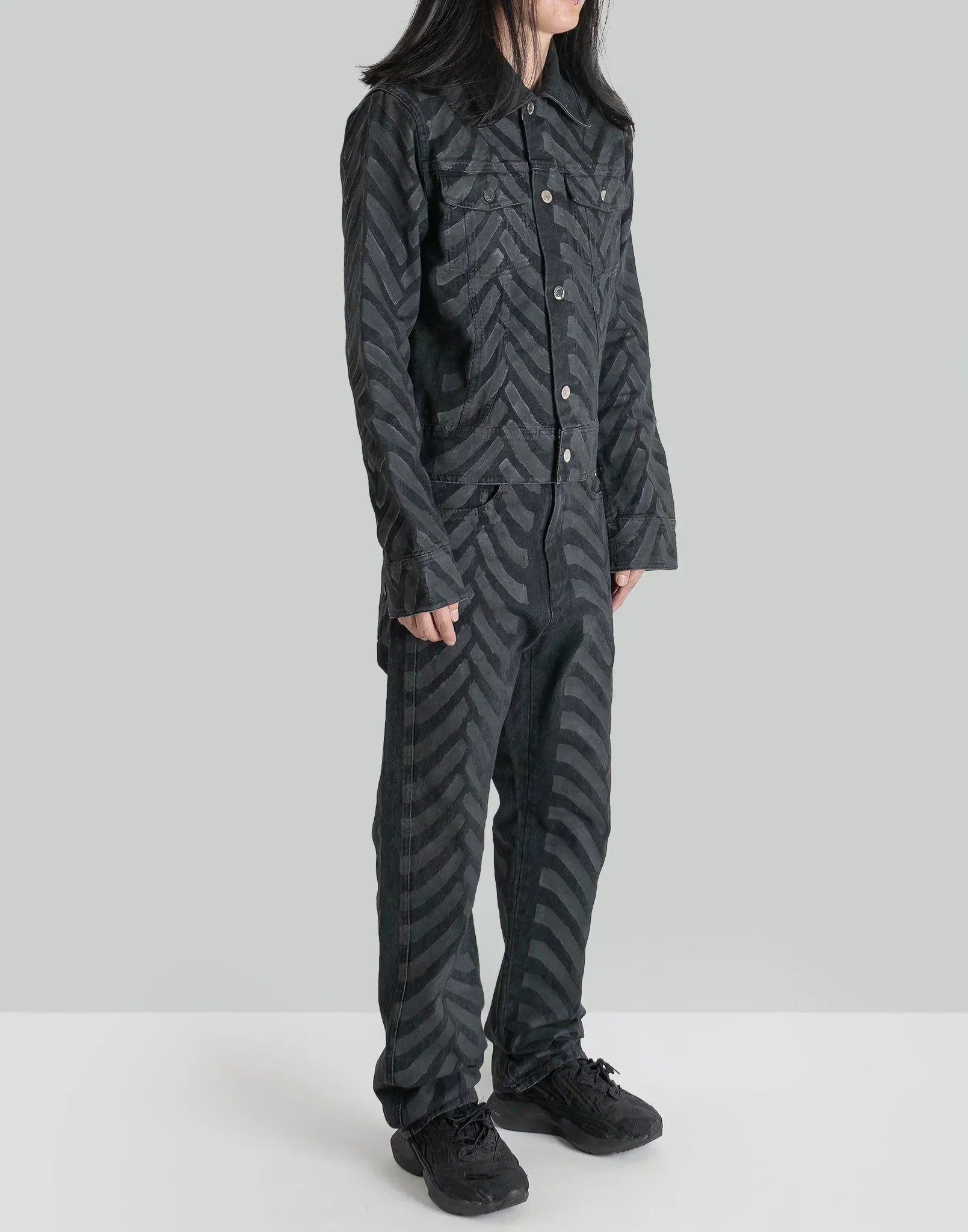 KANGHYUK - TIRE WAXED 5 POCKET TROUSERS - 082plus