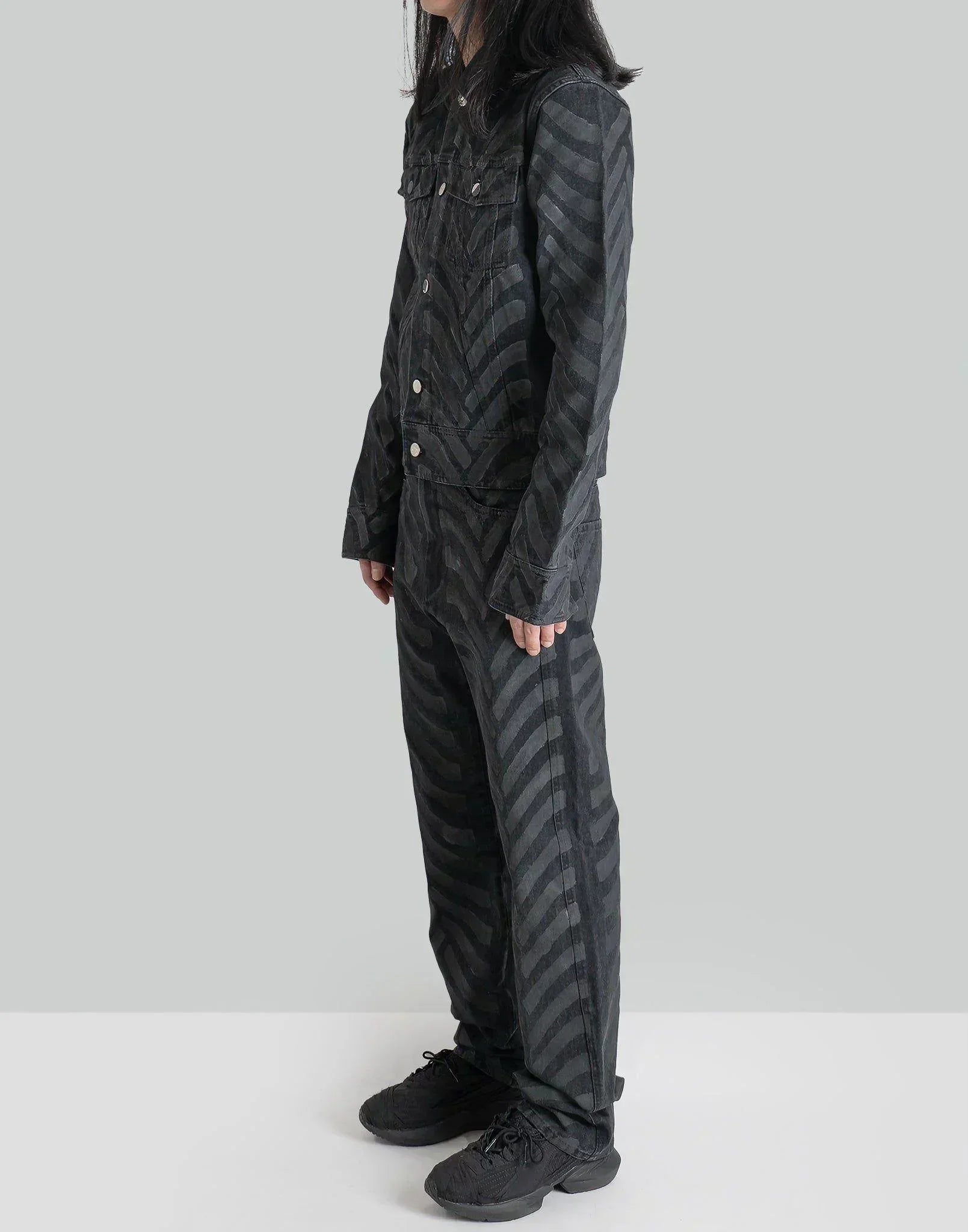 KANGHYUK - TIRE WAXED 5 POCKET TROUSERS - 082plus