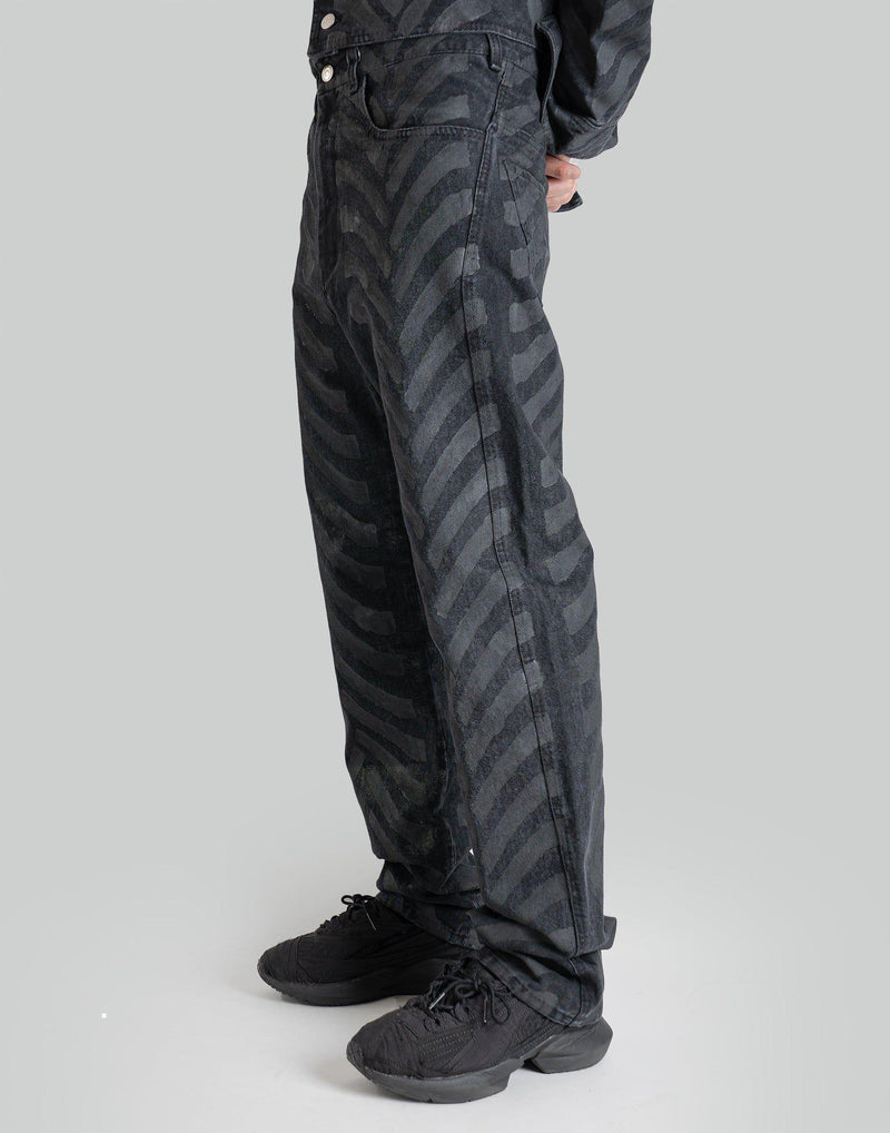 KANGHYUK - TIRE WAXED 5 POCKET TROUSERS - 082plus