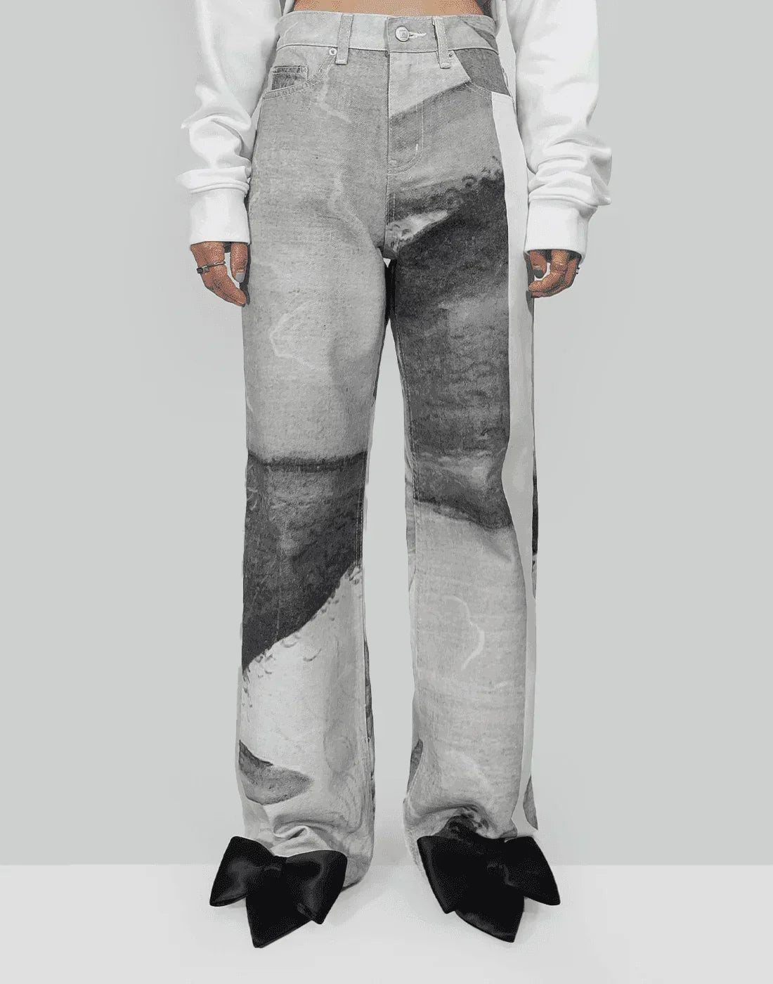 KIMHĒKIM - AGNES DENIM PANTS - 082plus