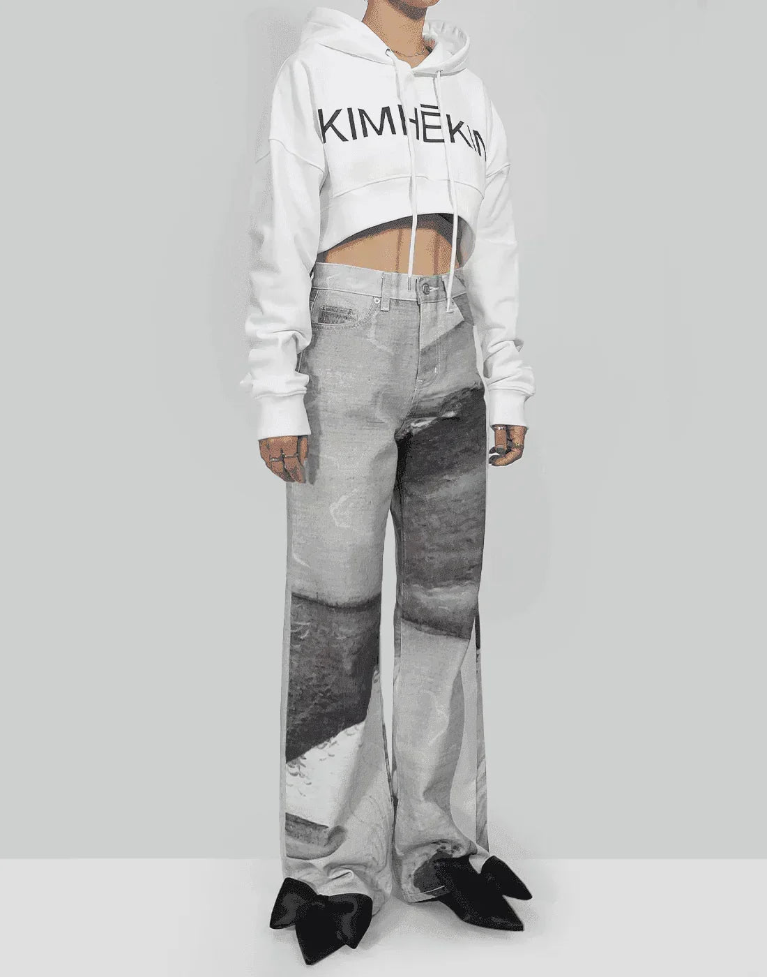 KIMHĒKIM - AGNES DENIM PANTS - 082plus