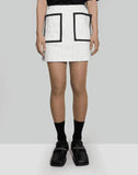CARRIE STRIPPED MINI SKIRT