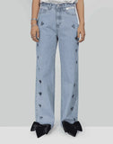 HEART STAMPED JEANS