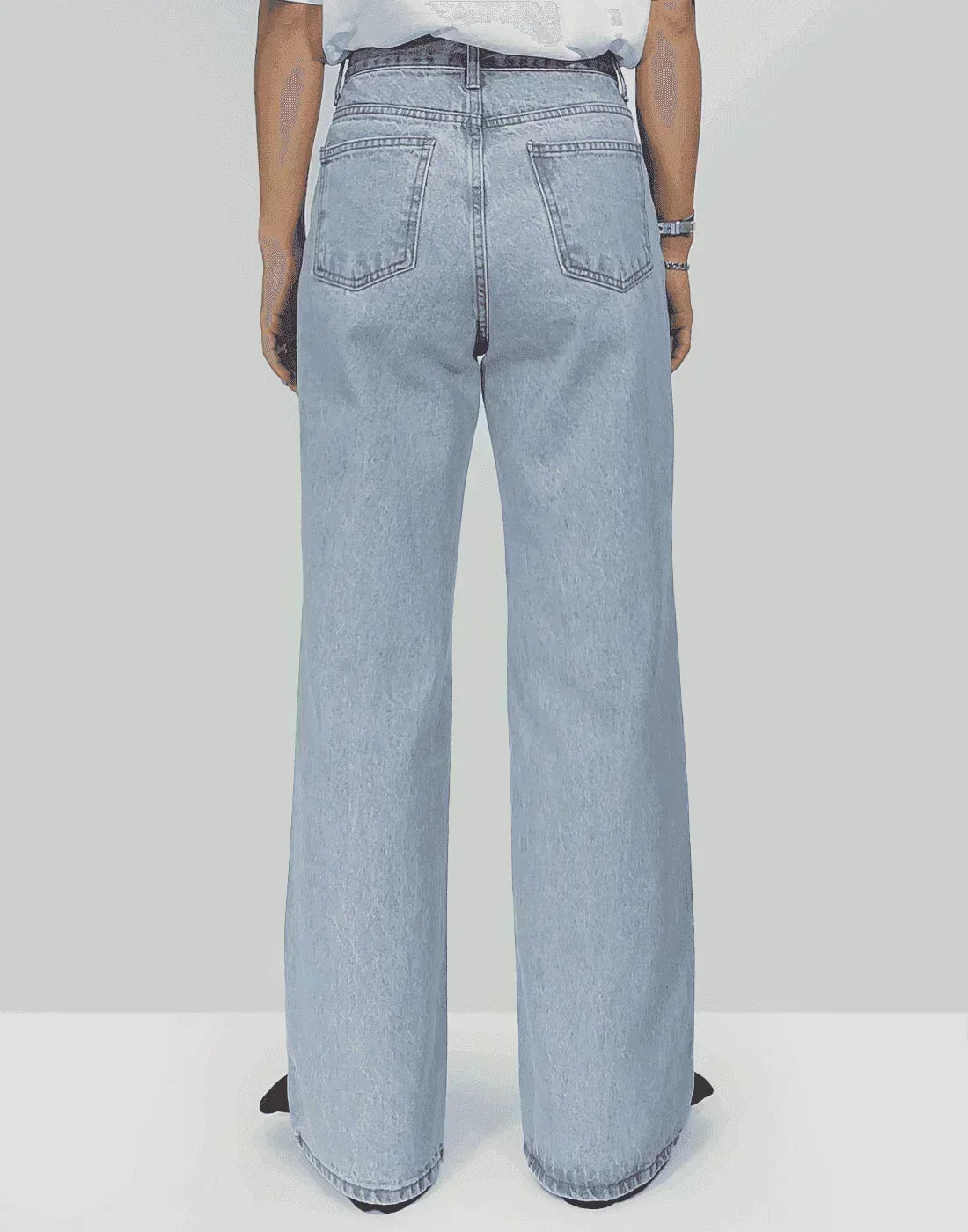 KIMHĒKIM - HEART STAMPED JEANS - 082plus