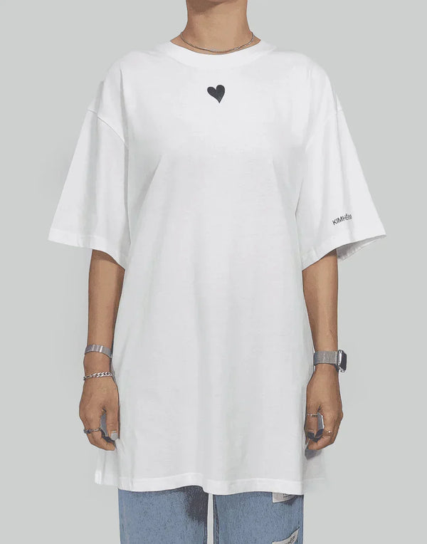★KIMHEKIM★Mini Heart Embroidered T-Shirt★大人気★ ☆KIMHEKIM☆Mini Heart Embroidered T-Shirt☆大人気