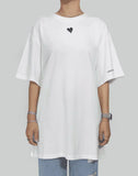 KIMHĒKIM - HEART STAMPED T-SHIRT - 082plus