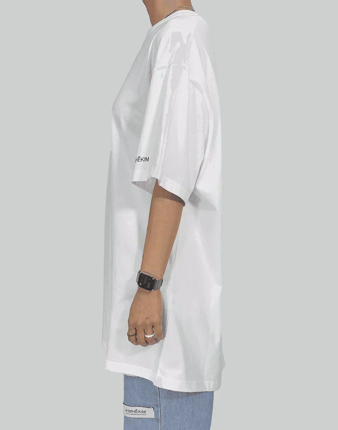KIMHĒKIM - HEART STAMPED T-SHIRT - 082plus