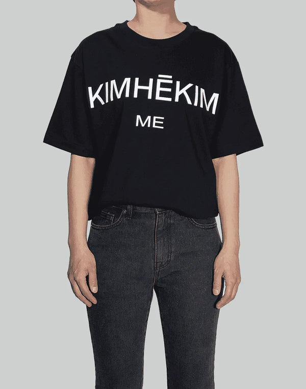 [KIMHEKIM] KIMHEKIM NEOSEOUL Tシャツ / 韓国ブランド Small Kimhekim Neo Seoul T-Shirt (Black) - KIMHĒKIM