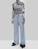 KIMHĒKIM - LABEL WIDE FIT JEANS - 082plus