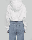 KIMHĒKIM - LOGO CROPPED HOODIE - 082plus