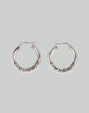 LOGO HOOP EARRINGS
